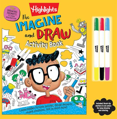 The Imagine and Draw Activity Book [Paperback]