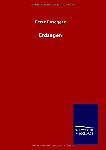 Erdsegen (german Edition) [Hardcover]