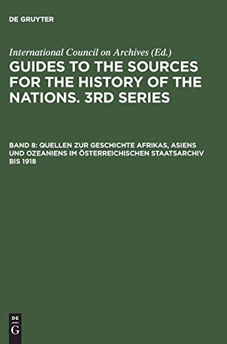 Guides to the Sources for the History of Nations, 3rd Series Bd. 8  Quellen Zur [Unknown]