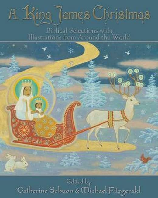 A King James Christmas Biblical Selections with Illustrations from Around the W [Hardcover]