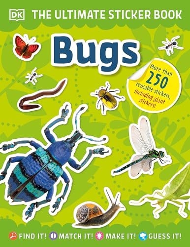 The Ultimate Sticker Book Bugs [Paperback]