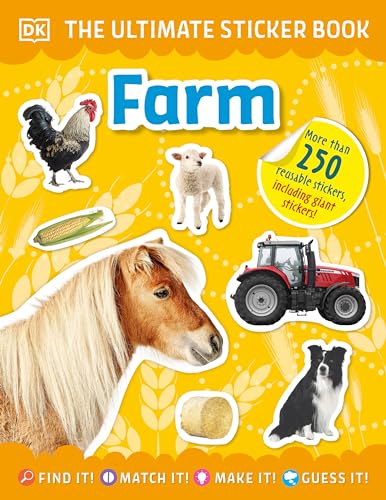 The Ultimate Sticker Book Farm [Paperback]
