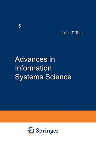 Advances in Information Systems Science Volume 5 [Paperback]