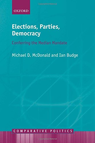 Elections, Parties, Democracy Conferring the Median Mandate [Hardcover]