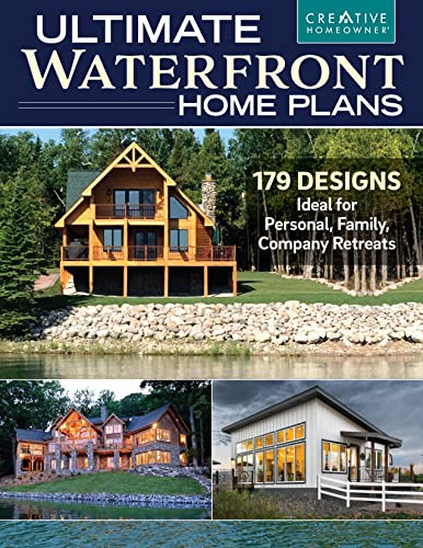 Ultimate Waterfront Home Plans 179 Designs Ideal for Personal, Family, Company  [Paperback]