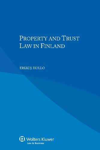 Property And Trust Law In Finland [Paperback]