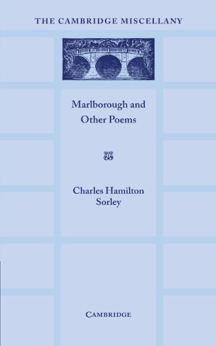 Marlborough and Other Poems [Paperback]