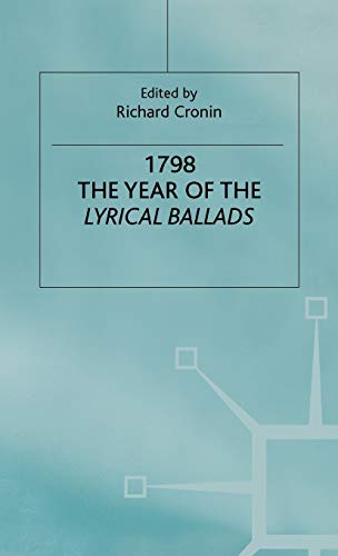 1798 The Year of the Lyrical Ballads [Hardcover]
