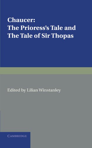 The Prioress's Tale, The Tale of Sir Thopas [Paperback]