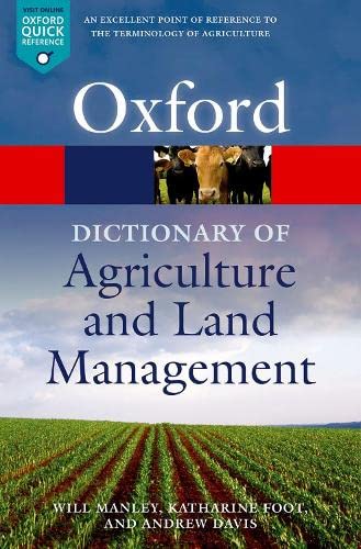 A Dictionary of Agriculture and Land Management [Paperback]