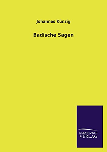 Badische Sagen [Paperback]