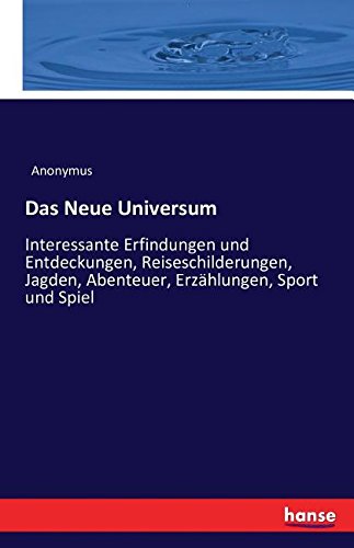 Das Neue Universum (german Edition) [Paperback]