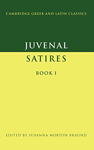 Juvenal Satires Book I [Paperback]