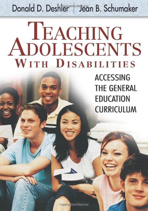 Teaching Adolescents With Disabilities Accessing the General Education Curricu [Paperback]