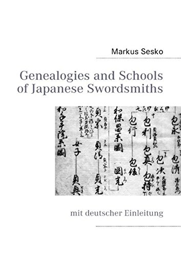 Genealogies And Schools Of Japanese Swordsmiths [Paperback]