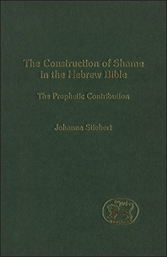 The Construction of Shame in the Hebrew Bible The Prophetic Contribution [Hardcover]