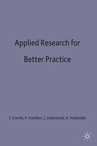 Applied Research for Better Practice [Paperback]