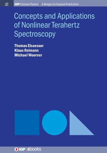 Concepts and Applications of Nonlinear Terahertz Spectroscopy [Hardcover]