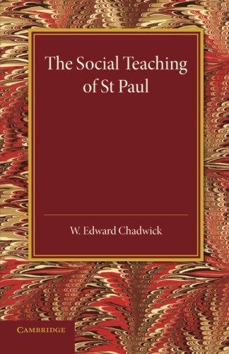 The Social Teaching of St Paul [Paperback]