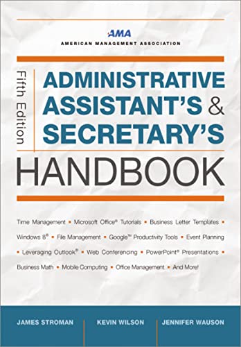 Administrative Assistant's and Secretary's Handbook [Paperback]
