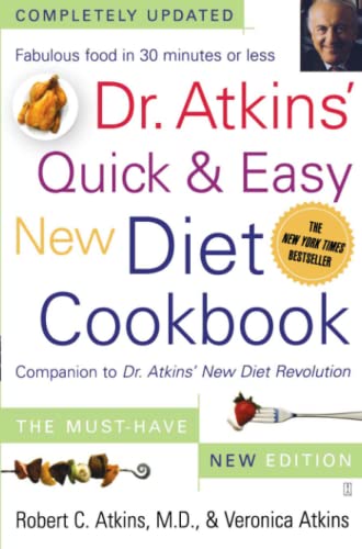 Dr. Atkins&39 Quick & Easy New Diet Cookbook Companion to Dr. Atkins&39 [Paperback]