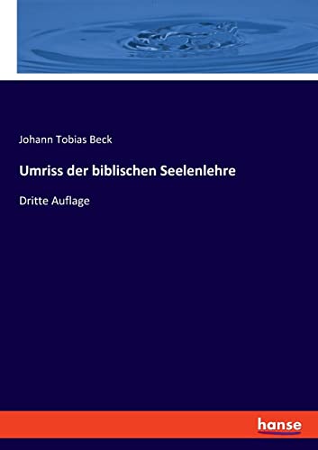 Umriss Der Biblischen Seelenlehre