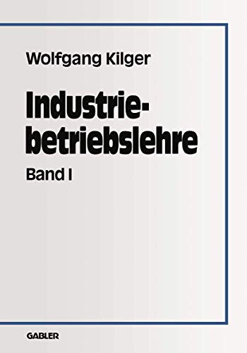 Industriebetriebslehre Band 1 [Paperback]
