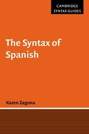 The Syntax of Spanish [Hardcover]