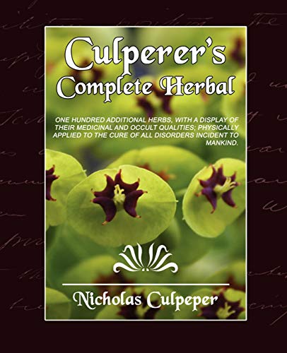 Culpeper's Complete Herbal [Paperback]