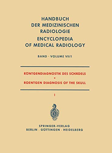 Rntgendiagnostik des Schdels I / Roentgen Diagnosis of the Skull I [Paperback]