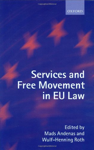 Services and Free Movement in EU Law [Hardcover]