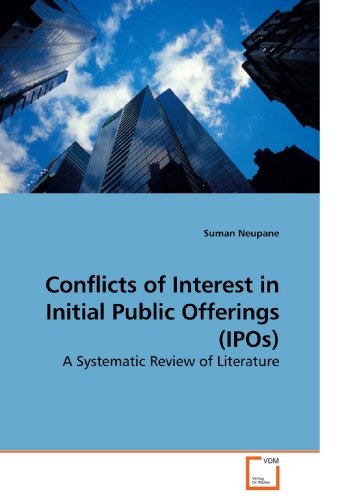 Conflicts of Interest in Initial Public Offerings [Paperback]