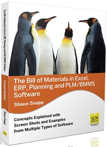 The Bill Of Materials In Excel, Erp, Planning And Plm/bmms Software [Paperback]