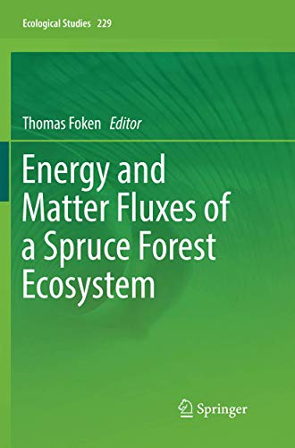 Energy and Matter Fluxes of a Spruce Forest Ecosystem [Paperback]