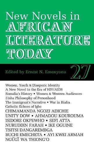 ALT 27 New Novels in African Literature Today [Paperback]