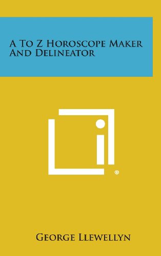 A To Z Horoscope Maker And Delineator [Hardcover]