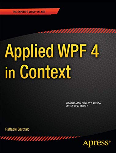 Applied WPF 4 in Context [Paperback]