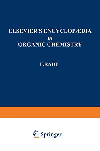 Elseviers Encyclopaedia of Organic Chemistry Series III Carboisocyclic Conden [Paperback]