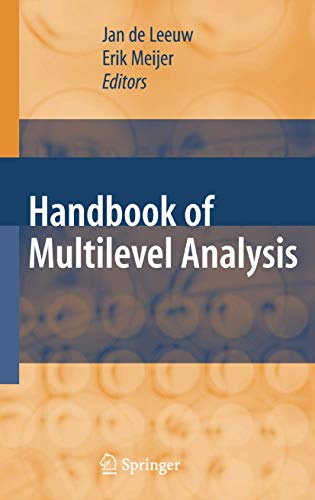Handbook of  Multilevel Analysis [Hardcover]