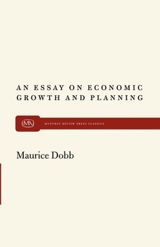 An Essay on Econ Growth and Plan [Paperback]