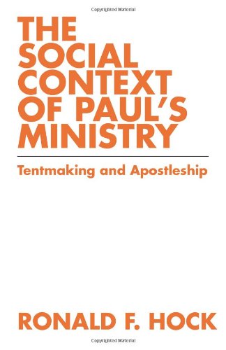 Social Context Of Paul's Ministry, The [Paperback]
