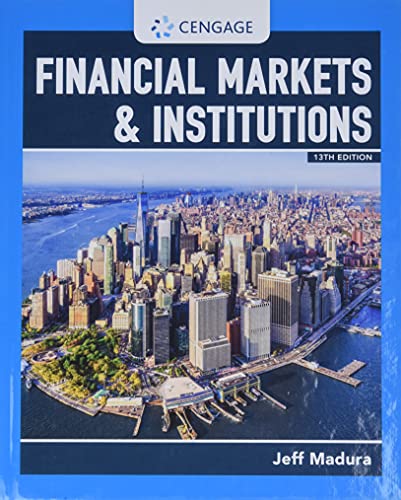 Financial Markets &amp Institutions [Hardcover]