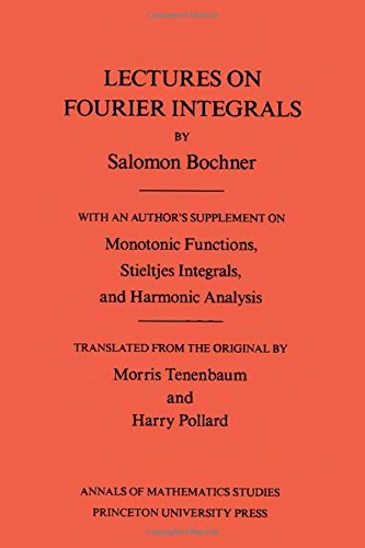 Lectures on Fourier Integrals. (AM-42), Volume 42 [Paperback]