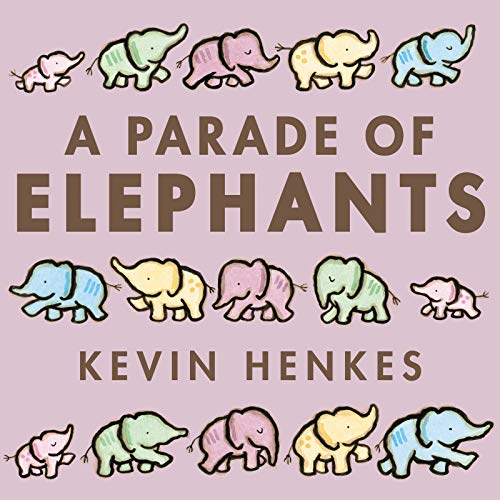 A Parade of Elephants Board Book [Board book]