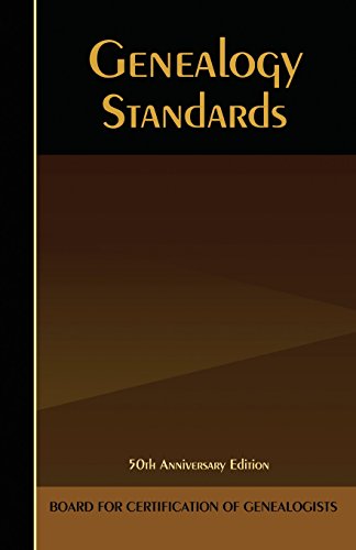 Genealogy Standards Millenium Edition [Paperback]
