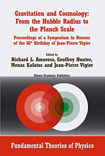 Gravitation and Cosmology From the Hubble Radius to the Planck Scale Proceedin [Paperback]