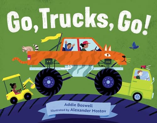 Go, Trucks, Go Truck books for toddlers 1-3 [Board book]