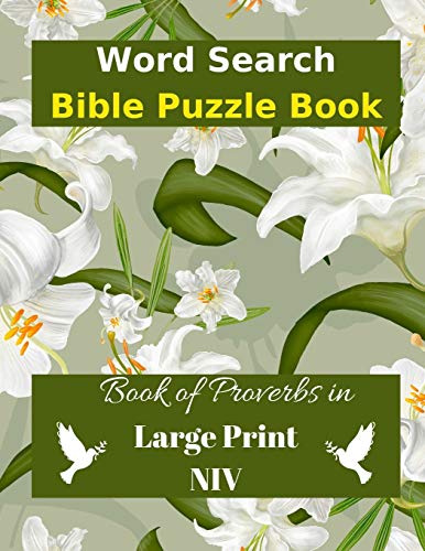 Word Search Bible Puzzle  Book of Proverbs Book in Large Print [Paperback]