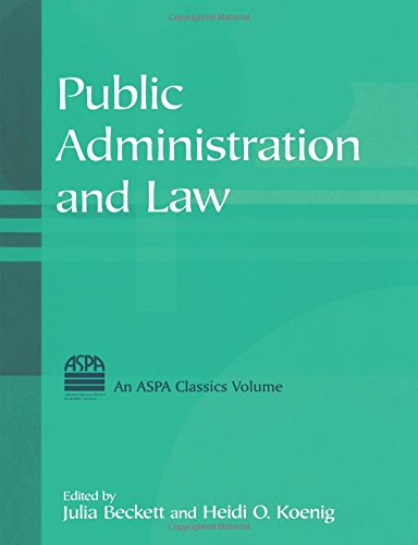 Public Administration and Law [Paperback]
