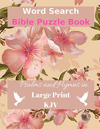 Word Search Bible Puzzle  Psalms and Hymns in Large Print [Paperback]